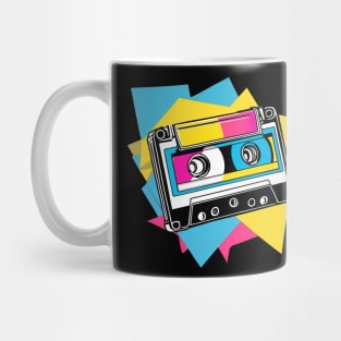 Mixtape cassette 80s retro style gift Mug